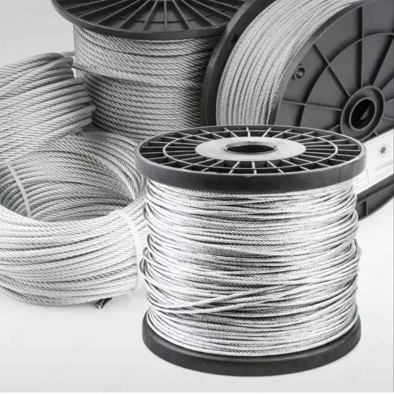 Трос (рулон) без оболочки 2 мм (500 метров)