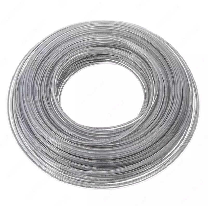 Tros (rulon) PVC (obolochka) rangsiz (bezsvetniy) 6mm (300metr)