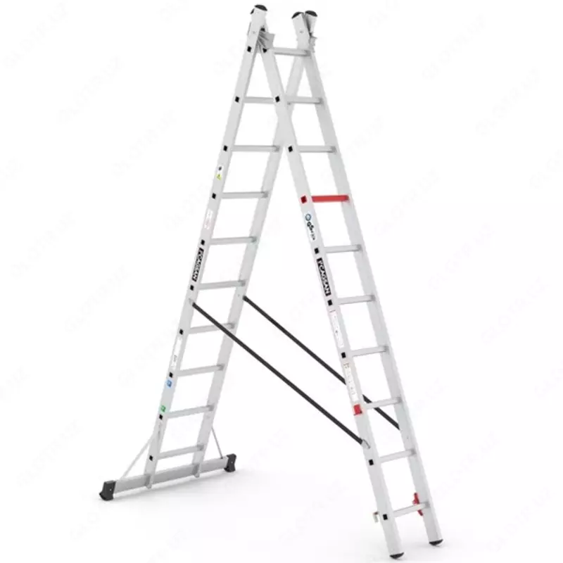 Лестница двухсекционный TSA6  10 st Cagsan