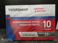 Алюминиевые радиаторы серии Тепломир 500/96