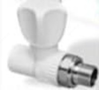 Вентиль для радиатора PP-R прямой 1/2" х 25 A 5050 (уп. 50 шт)