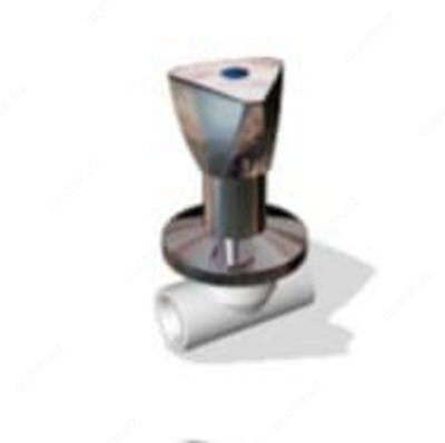 Хромированный кран для радиатора 3/4" х 25 (уп. 30 шт)