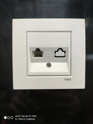 Розетка для интернета Karre