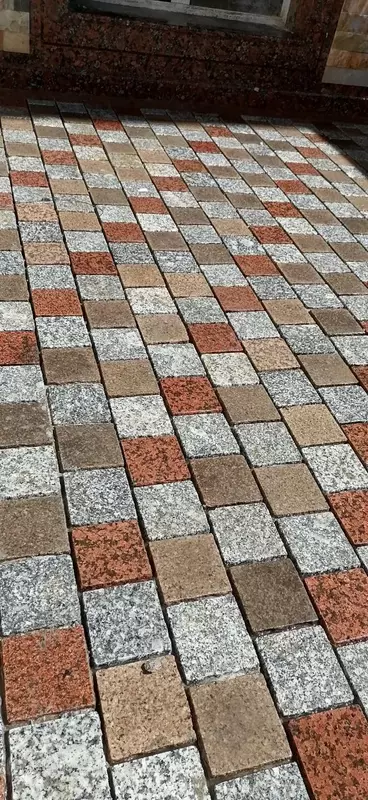 Брусчатка прямоугольная короткая