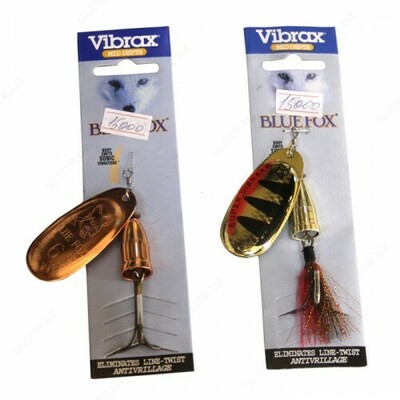 Блесна для рыбалки Vibrax с хвостом - Цена по запросу