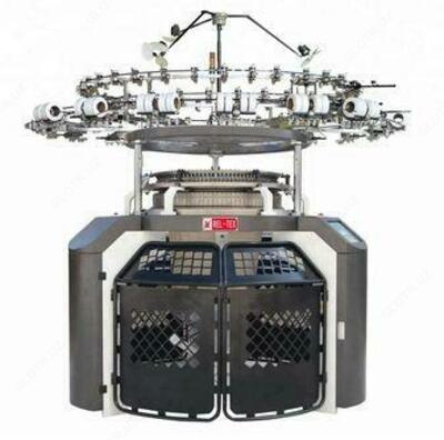 Кругловязальные двухфонтурные машины