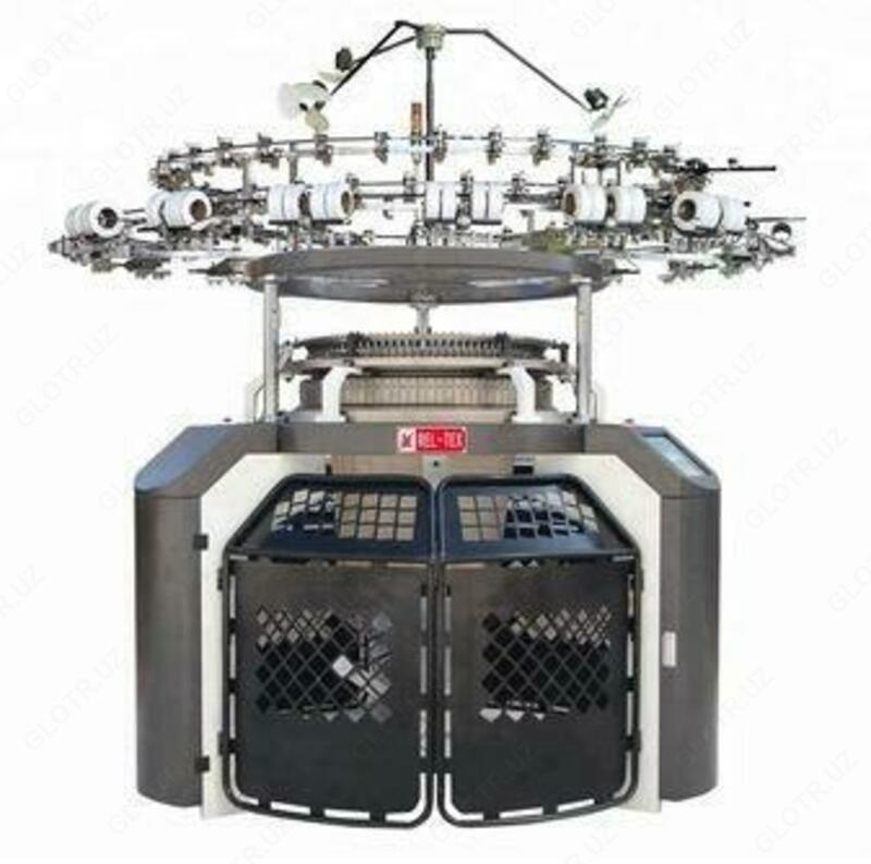 Кругловязальные двухфонтурные машины