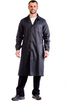 Халат диагоналевый мужской