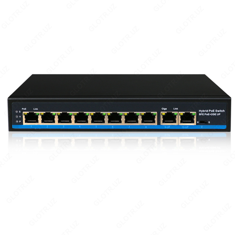 Коммутатор 9 port 100MB 8 port POE