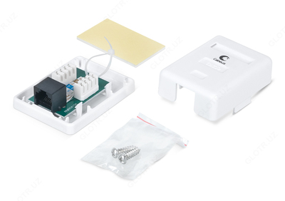 Розетка (Cat 5e) накладная 1 порт
