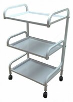 Trolley 4 oynali tokchali g'ildiraklardagi kosmetik trolleybus.