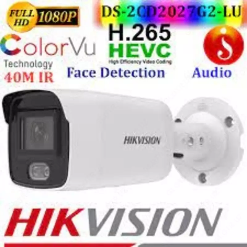 IP видеокамера HIKVISION DS-2CD2027G2-L серии ColorVu