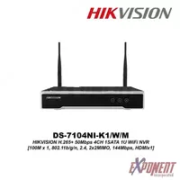 282 500 сум Видеорегистратор Hikvision DS-7104NI-K1/W/M - 4 MP