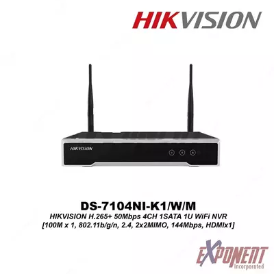 Видеорегистратор Hikvision DS-7104NI-K1/W/M - 4 MP Видеорегистратор Hikvision DS-7104NI-K1/W/M - 4 MP