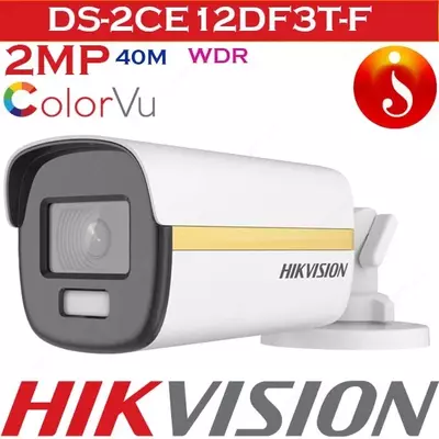 Hikvision DS-2CE12DF3T-F - TURBO HD Full time ColorVu videokamerasi