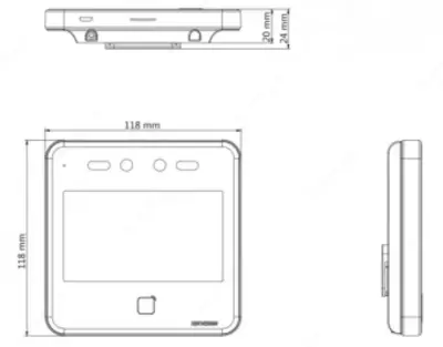 2 011 900 сум / шт. Терминал доступа Hikvision DS-K1Т642E