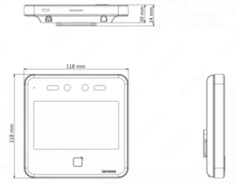 Терминал доступа Hikvision DS-K1Т642E