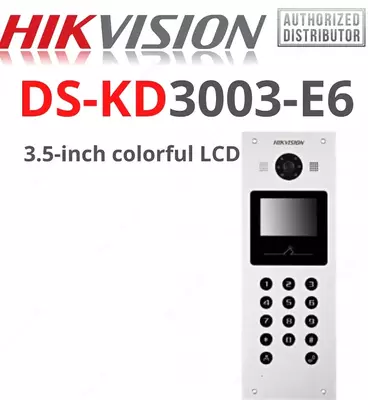 Hikvision DS-kd3003-E6 qo'ng'iroq paneli