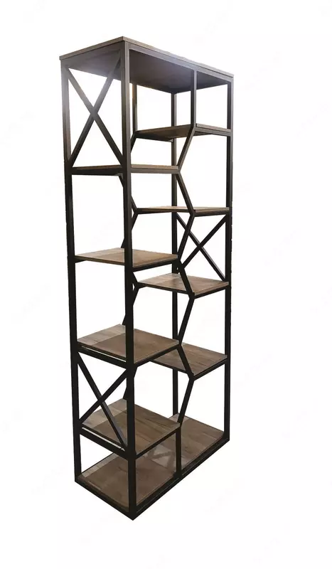 Стеллаж "Улей" в стиле ЛОФТ