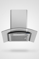 Кухонная вытяжка GLASS INOX SERIES