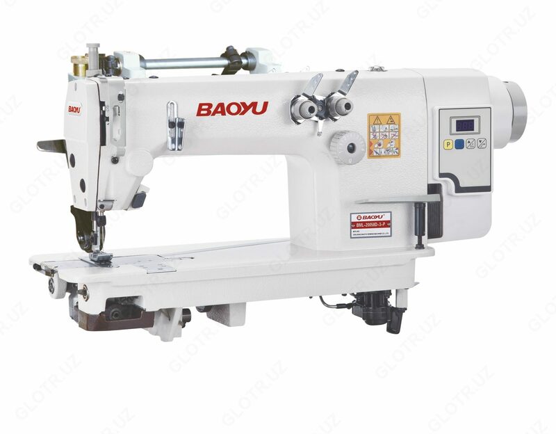BML-20058D-01-02-03-PL Одна/двух/трех игольная прямострочная машина цепного стежка c роликом продвижения