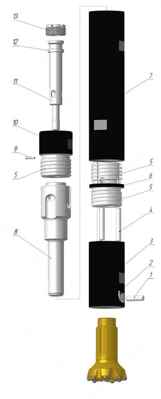 P-110-2.8 P MX 267.00 bolg'a va burg'ulash qismlari - по запросу