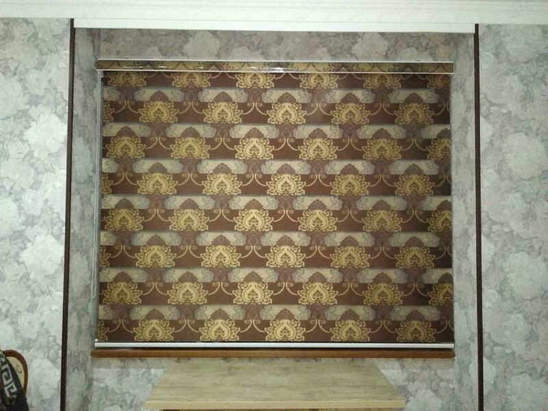 Жалюзи горизонтальные тканевые