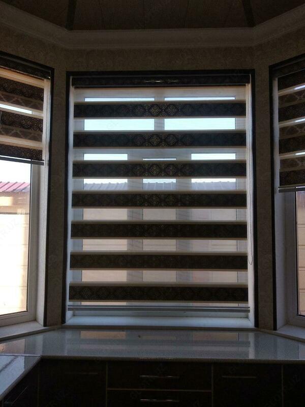 Жалюзи горизонтальные тканевые №10