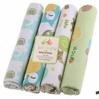 Фланелевые пеленки 4 шт HOUSEEN (1-8) MAMALOVE.UZ