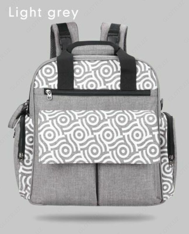 Сумка рюкзак для мамы Aboutbaby (сер)