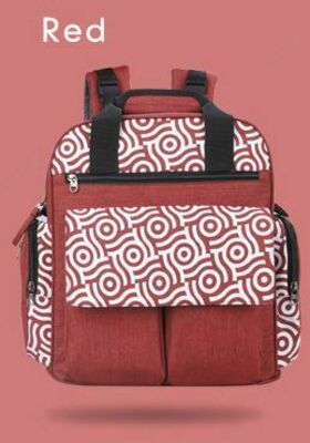 Сумка рюкзак для мамы Aboutbaby (красн)