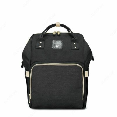 Сумка рюкзак для мамы Dokoclub (черн)