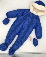 Детский теплый комбинезон с начесом для мальчика