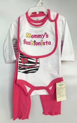 Комплект для девочки( со слюнявчиком)