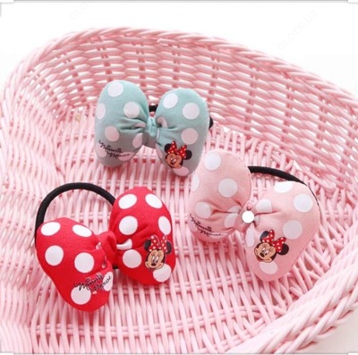 Детские заколочки-резинки с "Микки Маусом" для девочек