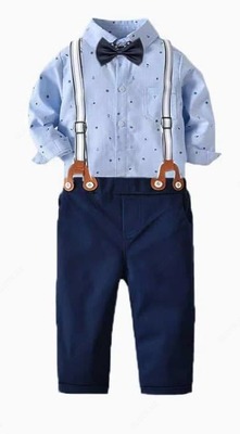 Теплая рубашка-боди с брюками для мальчика - 160 000 сум / комплект