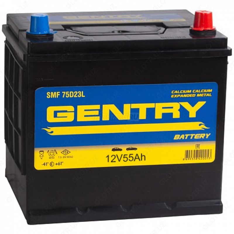 Аккумулятор 12V55Ah L SMF GENTRY
