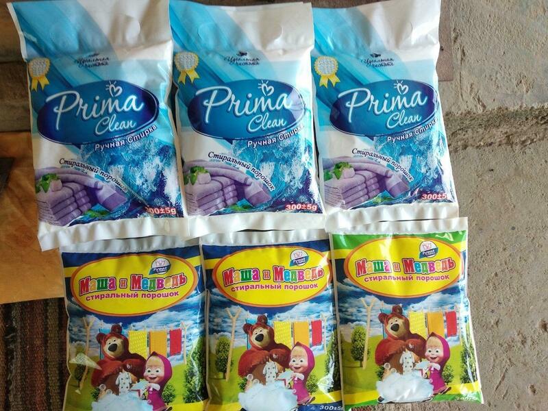 Kir yuvish vositasi Masha va ayiq