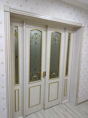 Двери МДФ фрезерный ламинат
