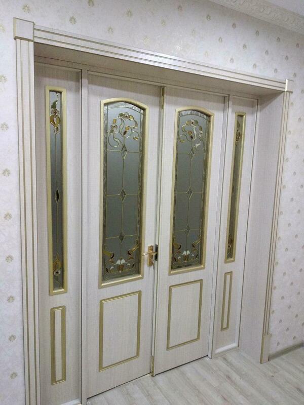 Двери МДФ фрезерный ламинат