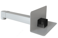 Barg ushlagichi va VC-PVC 100x100 chiqishi bilan parapet tomining chiqishi