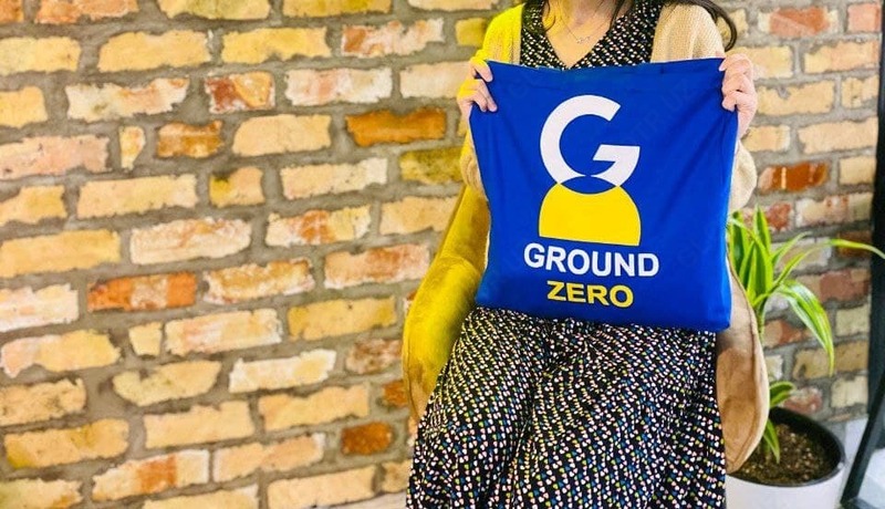 Эко-сумка с нанесением логотипа Ground Zero - по запросу
