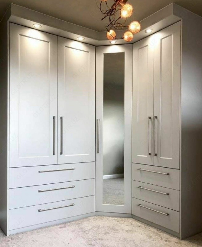 Угловой шкаф – купе арт 002