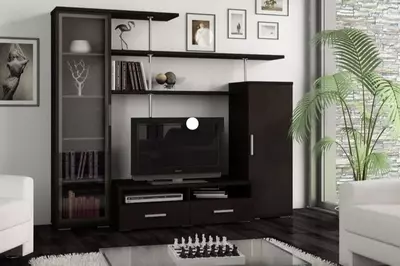 Стенка-полки под телевизор (TV зона) Арт 017