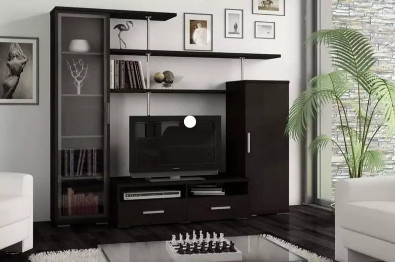 Стенка-полки под телевизор (TV зона) Арт 017