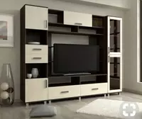 Televizor uchun devor javonlari (TV zonasi) 022-Art