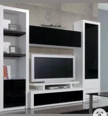 Televizor uchun devor javonlari (TV zonasi) 025-modda