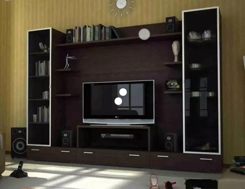 Стенка-полки под телевизор (TV зона) Арт 026