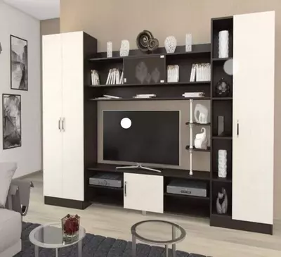 Стенка-полки под телевизор (TV зона) Арт 028