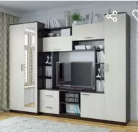 Televizor uchun devor javonlari (TV zonasi) 033-modda